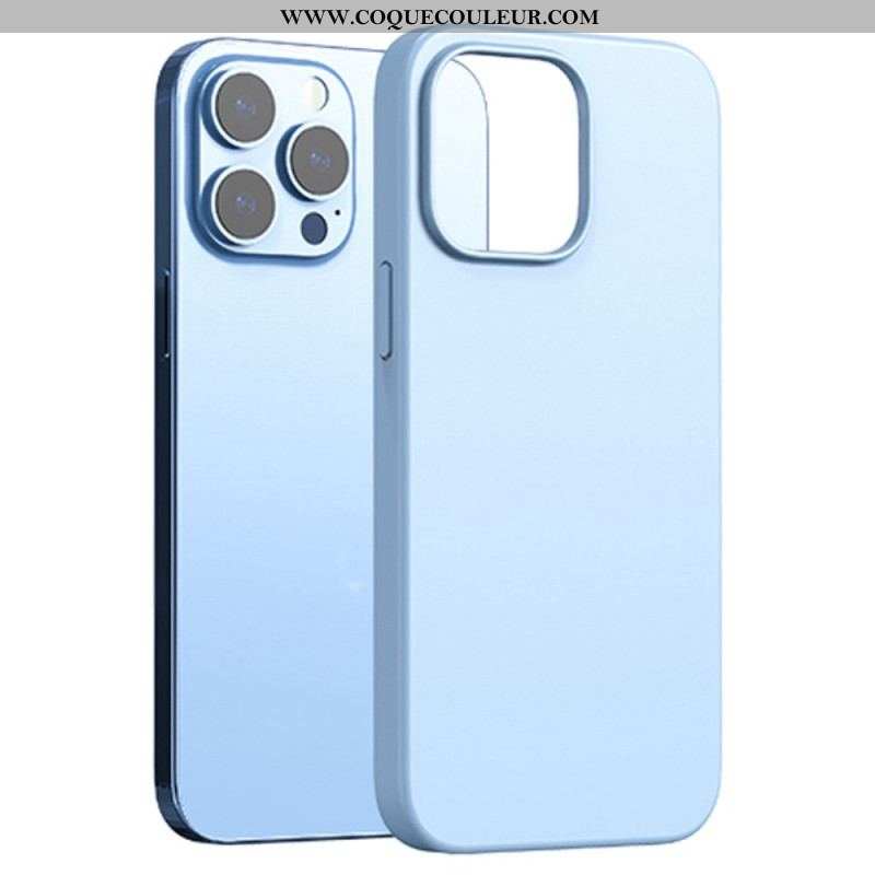 Coque iPhone 14 Silicone Luxe