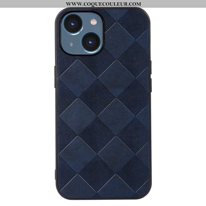 Coque iPhone 14 Texture Tissée