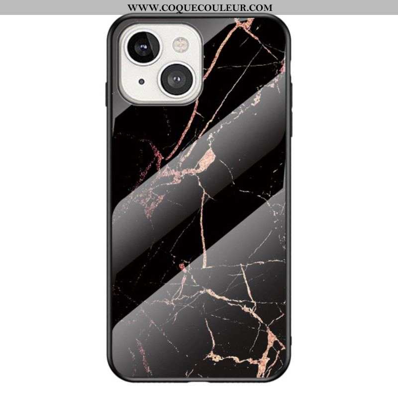 Coque iPhone 14 Verre Trempé Marbre