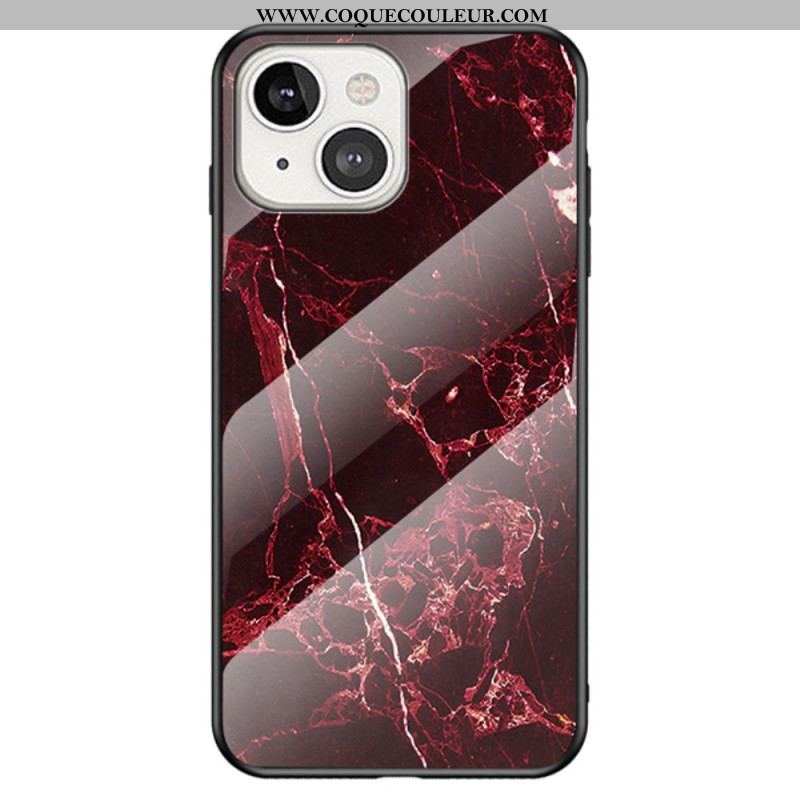 Coque iPhone 14 Verre Trempé Marbre