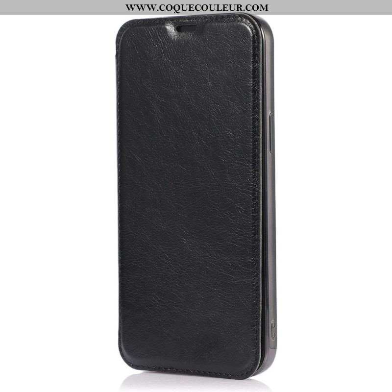 Flip Cover iPhone 14 Simili Cuir Porte-Carte