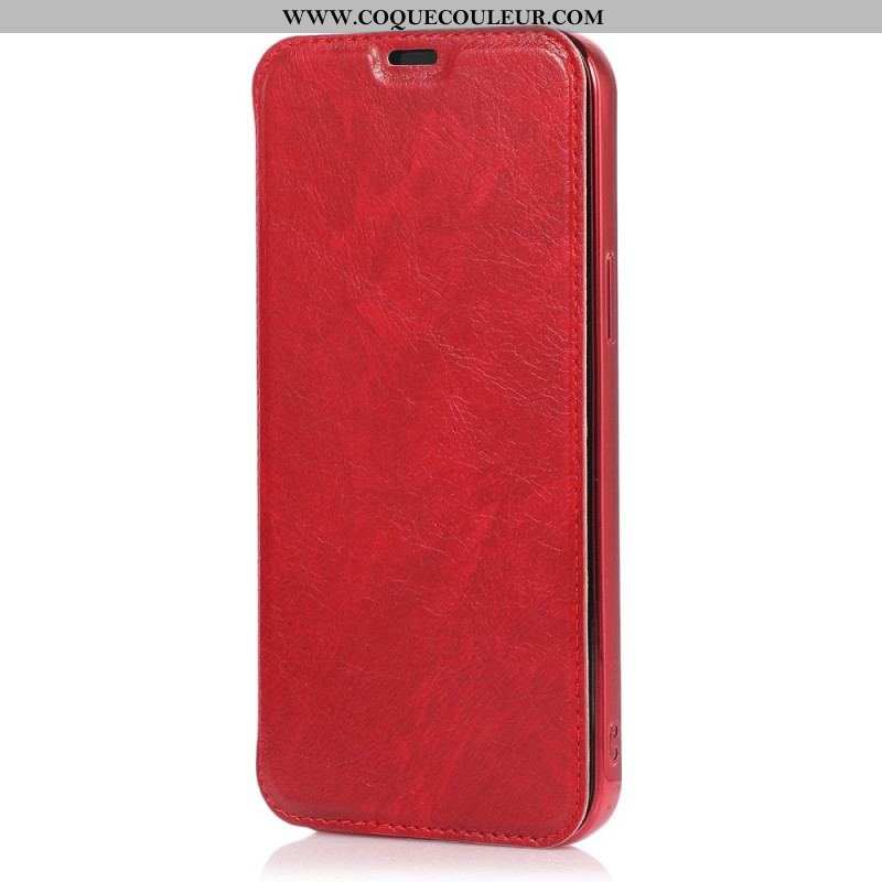 Flip Cover iPhone 14 Simili Cuir Porte-Carte