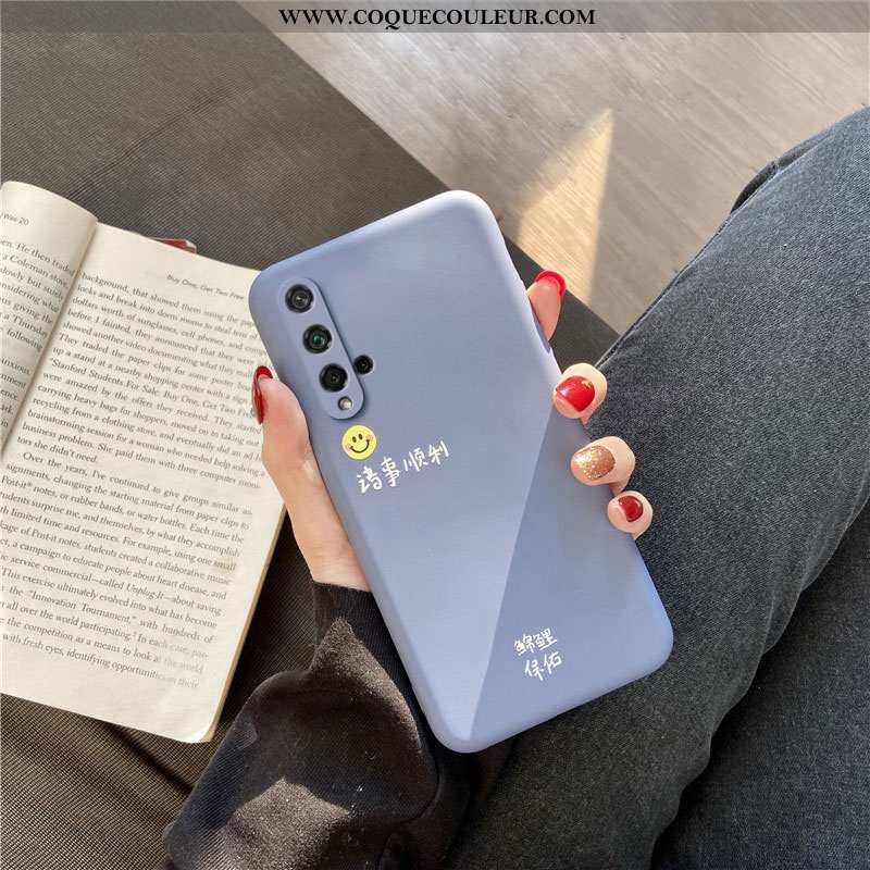 Coque Honor 20 Légère Téléphone Portable Incassable, Housse Honor 20 Silicone Tout Compris Bleu