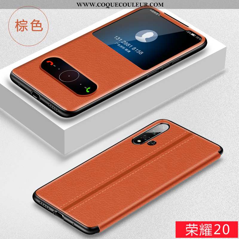 Étui Honor 20 Fluide Doux Coque Luxe, Honor 20 Silicone Rouge