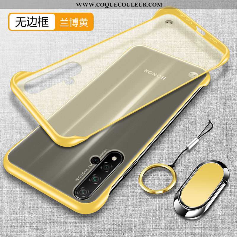 Coque Honor 20 Protection Téléphone Portable Légère, Housse Honor 20 Transparent Simple Jaune