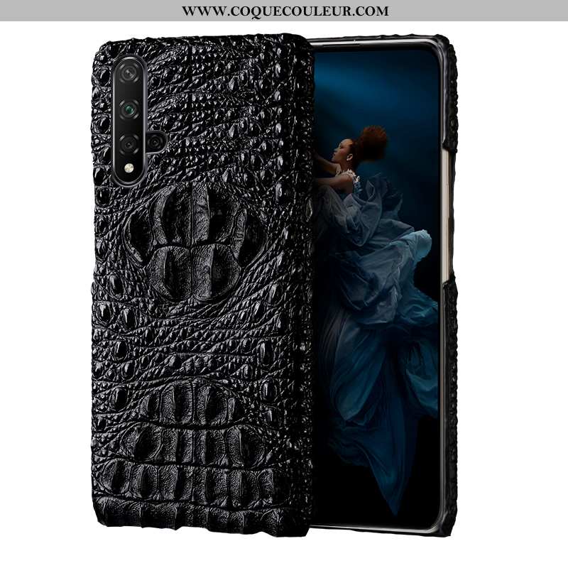 Coque Honor 20 Personnalité Téléphone Portable Noir, Housse Honor 20 Créatif Tendance Noir