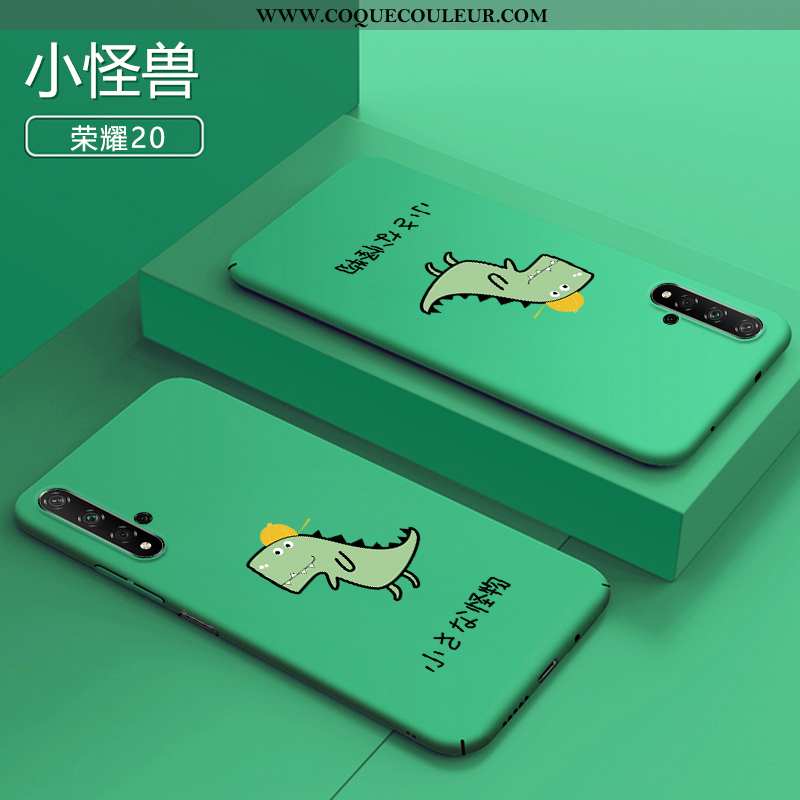 Coque Honor 20 Personnalité Difficile Tendance, Housse Honor 20 Dessin Animé Étui Jaune