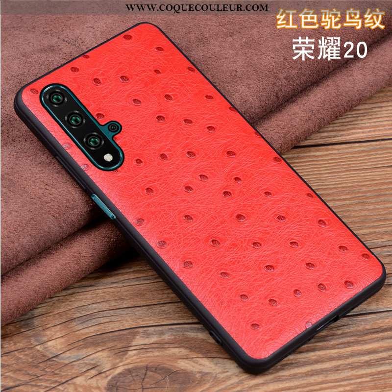 Étui Honor 20 Cuir Coque Tout Compris, Honor 20 Silicone Noir