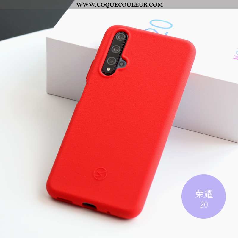 Étui Honor 20 Silicone Tout Compris Téléphone Portable, Coque Honor 20 Protection Simple Orange