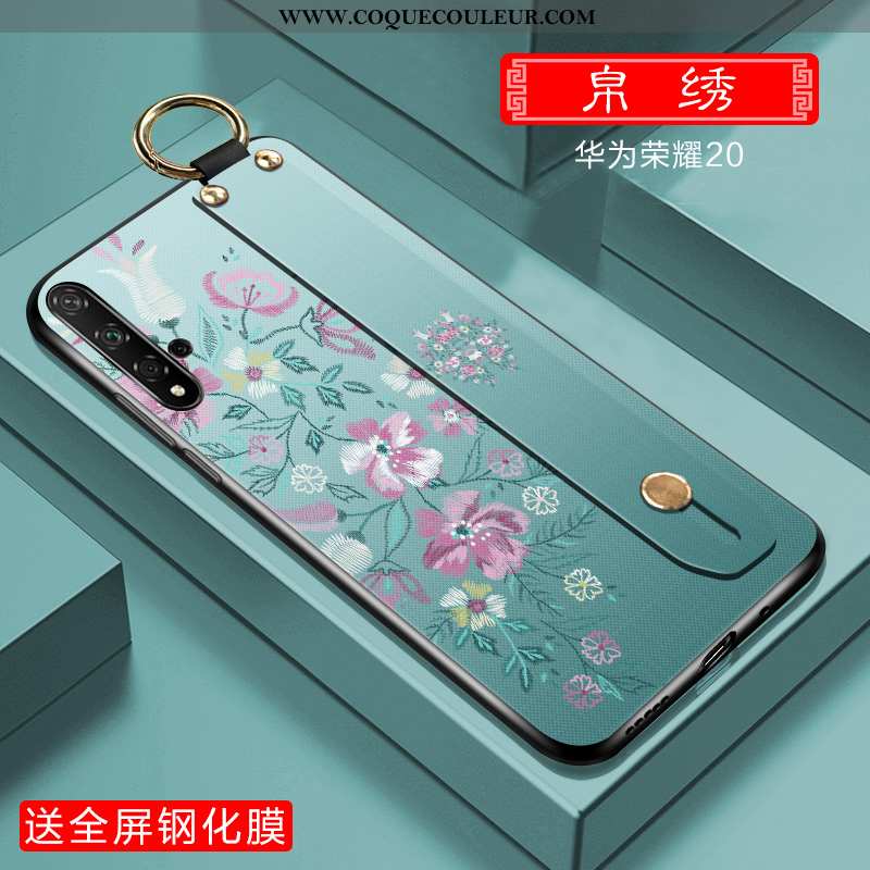 Étui Honor 20 Personnalité Protection Incassable, Coque Honor 20 Silicone Bleu
