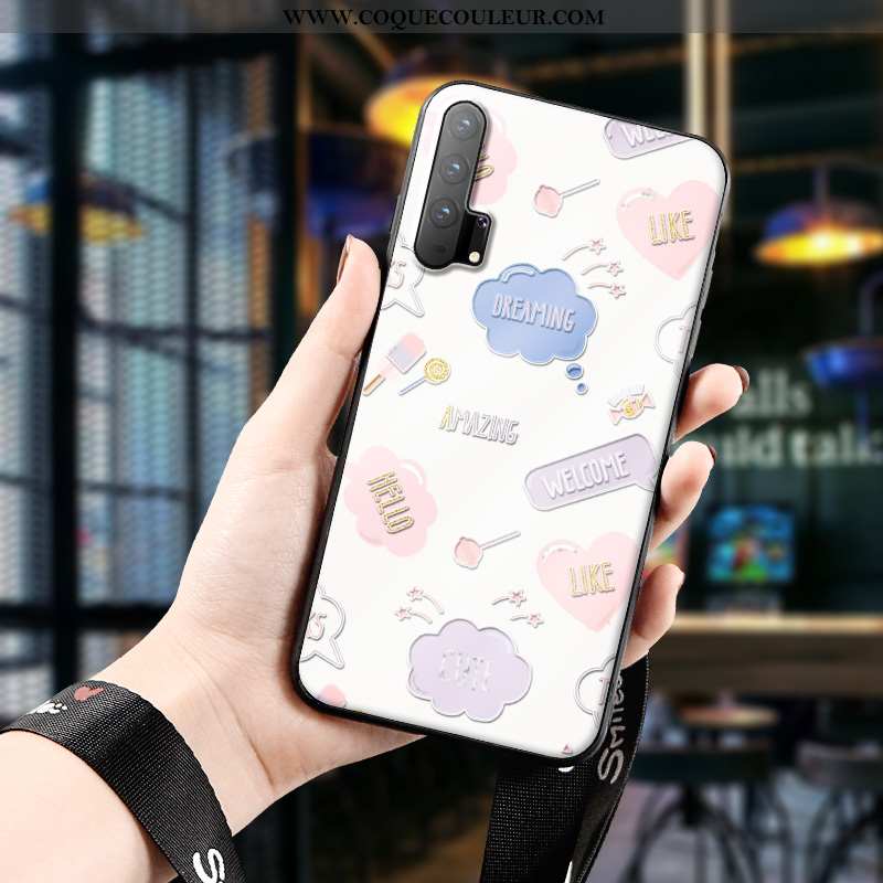 Étui Honor 20 Pro Créatif Personnalité Téléphone Portable, Coque Honor 20 Pro Gaufrage Incassable Bl