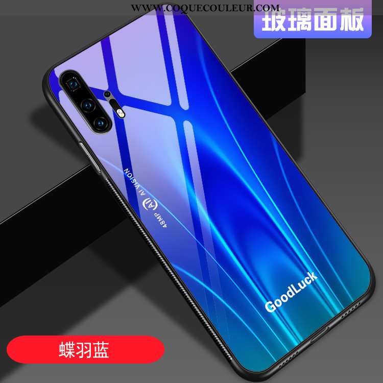 Étui Honor 20 Pro Créatif Net Rouge Silicone, Coque Honor 20 Pro Ultra Noir