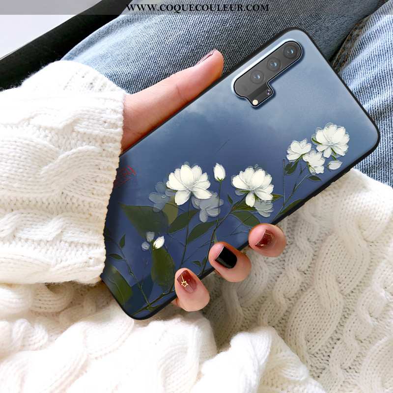 Étui Honor 20 Pro Tendance Téléphone Portable Bleu Marin, Coque Honor 20 Pro Protection Bleu Foncé