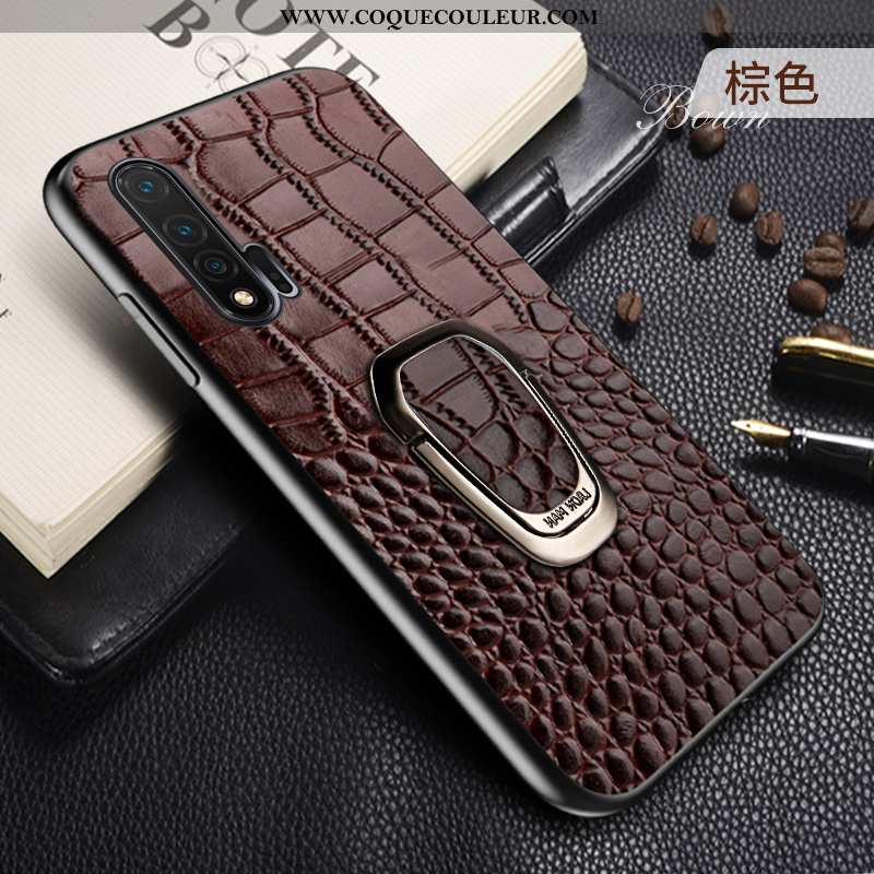 Étui Honor 20 Pro Cuir Véritable Vin Rouge Coque, Coque Honor 20 Pro Ultra Bordeaux