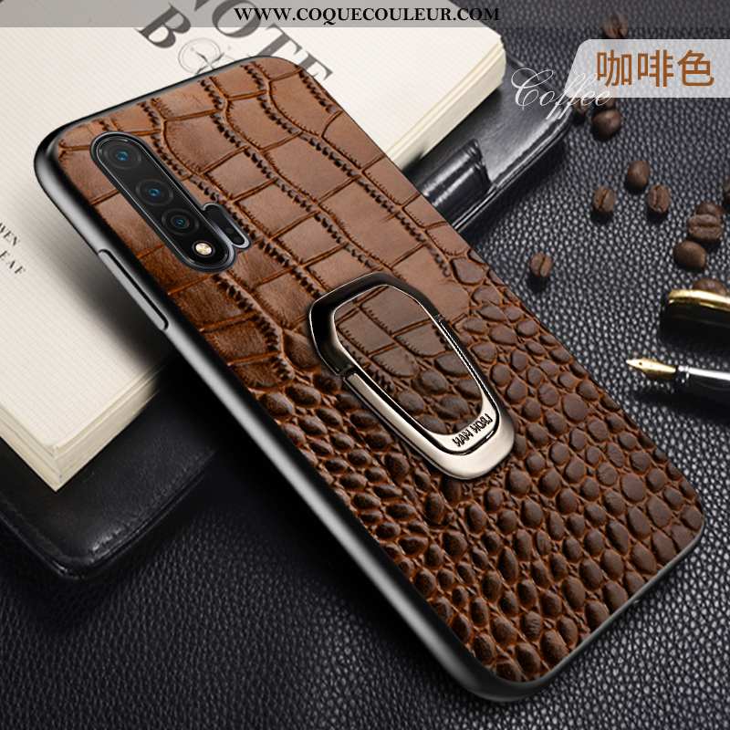 Étui Honor 20 Pro Cuir Véritable Vin Rouge Coque, Coque Honor 20 Pro Ultra Bordeaux