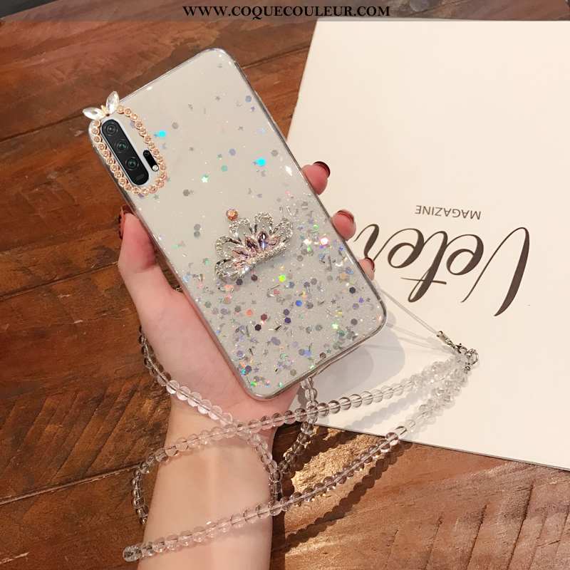 Coque Honor 20 Pro Protection Dessin Animé, Housse Honor 20 Pro Incruster Strass Silicone Bleu