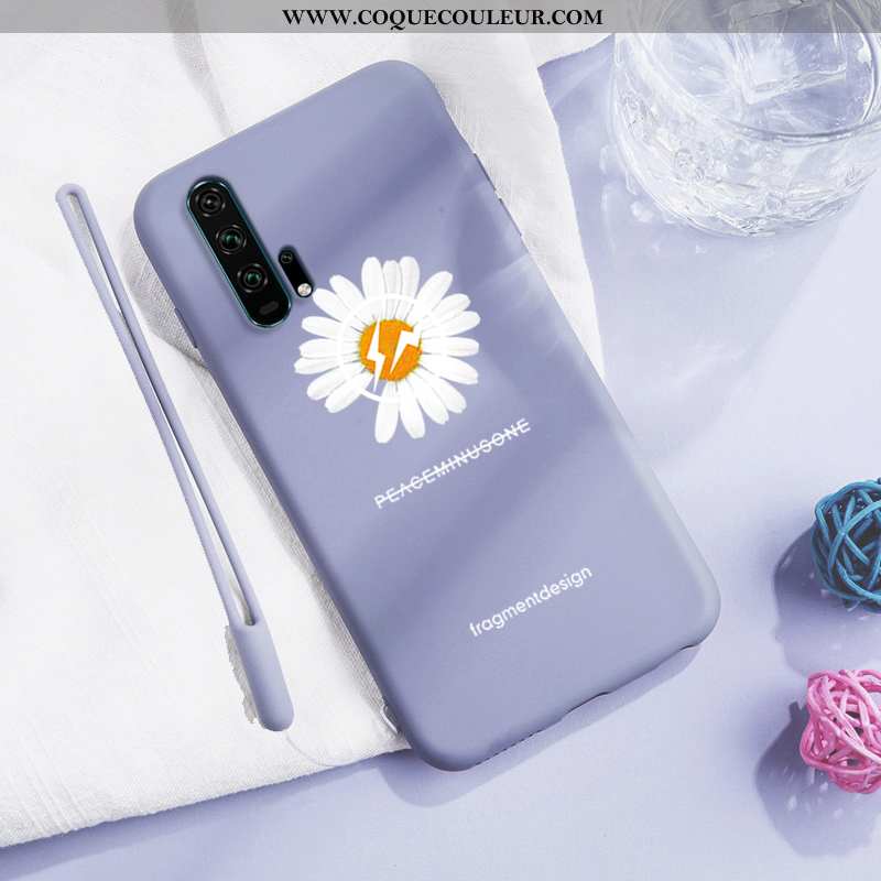 Étui Honor 20 Pro Tendance Vent Bleu Marin, Coque Honor 20 Pro Silicone Personnalité Bleu Foncé