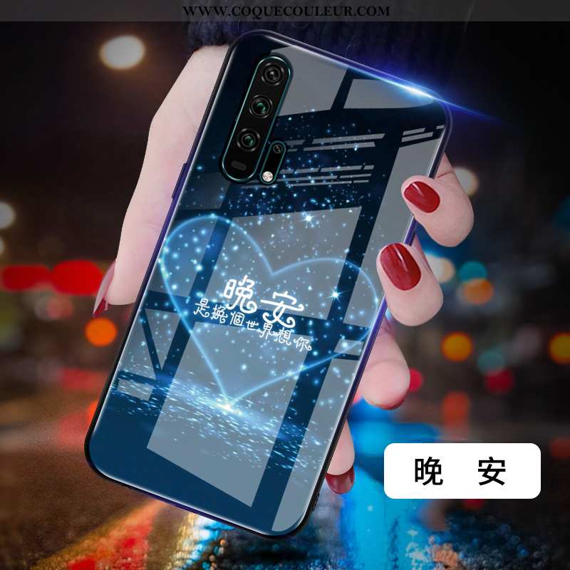 Étui Honor 20 Pro Légère Téléphone Portable Légères, Coque Honor 20 Pro Fluide Doux Tendance Bleu