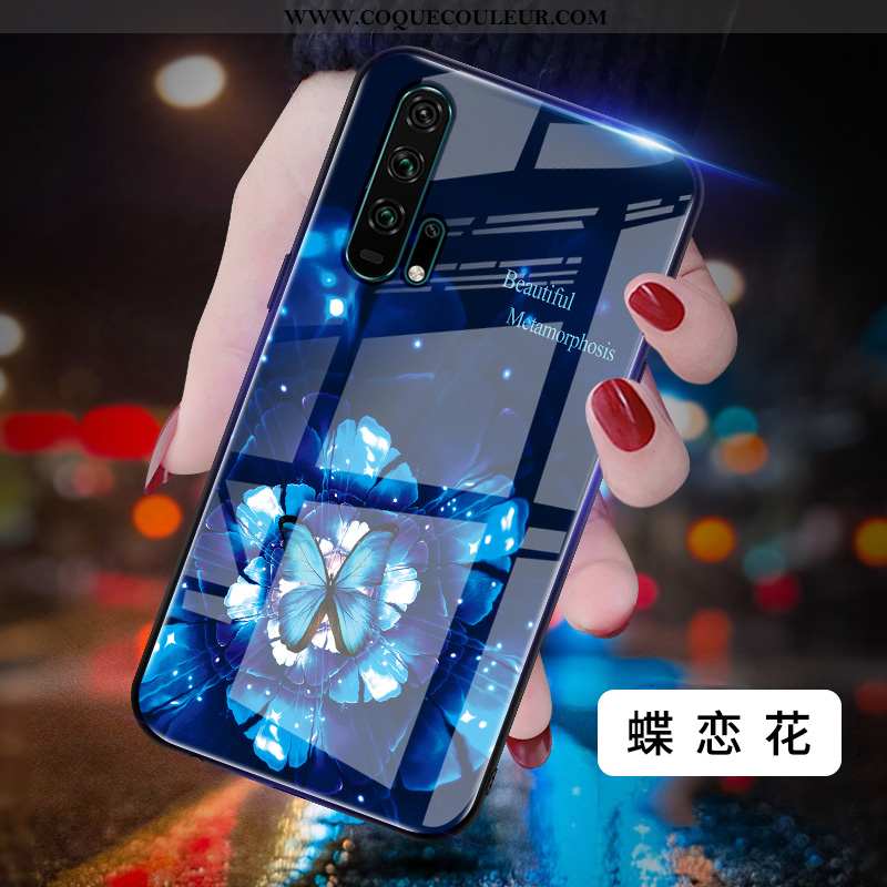 Étui Honor 20 Pro Légère Téléphone Portable Légères, Coque Honor 20 Pro Fluide Doux Tendance Bleu