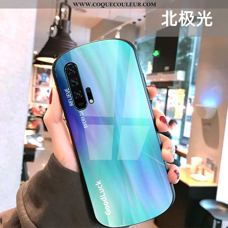 Housse Honor 20 Pro Verre Téléphone Portable Net Rouge, Étui Honor 20 Pro Ultra Incassable Rouge