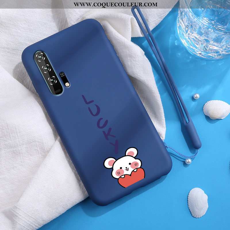 Housse Honor 20 Pro Dessin Animé Ultra Coque, Étui Honor 20 Pro Charmant Net Rouge Noir