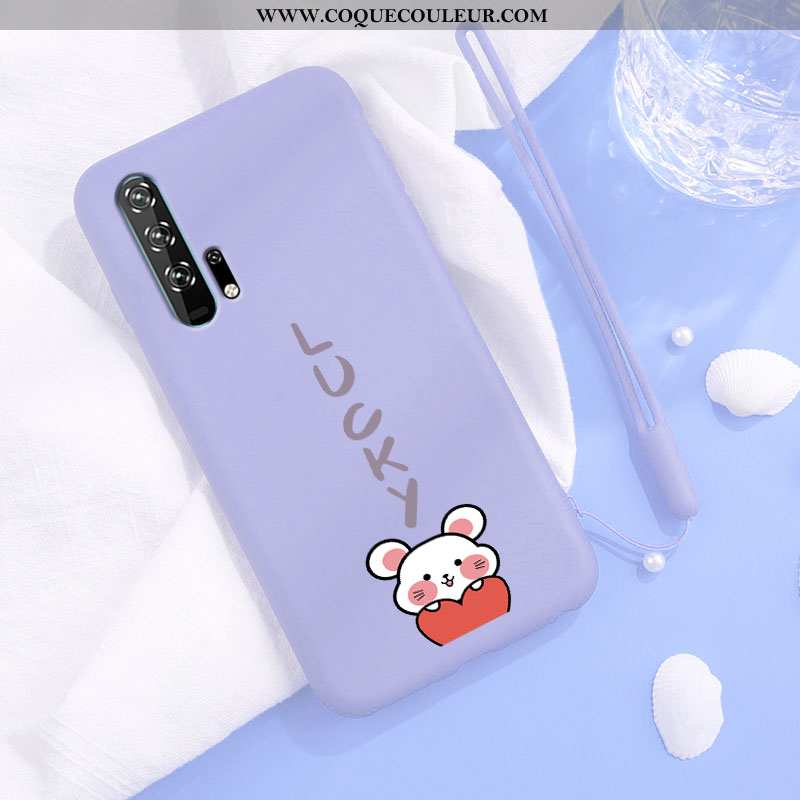 Housse Honor 20 Pro Dessin Animé Ultra Coque, Étui Honor 20 Pro Charmant Net Rouge Noir