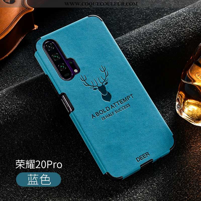 Housse Honor 20 Pro Cuir Qualité Tendance, Étui Honor 20 Pro Fluide Doux Silicone Gris