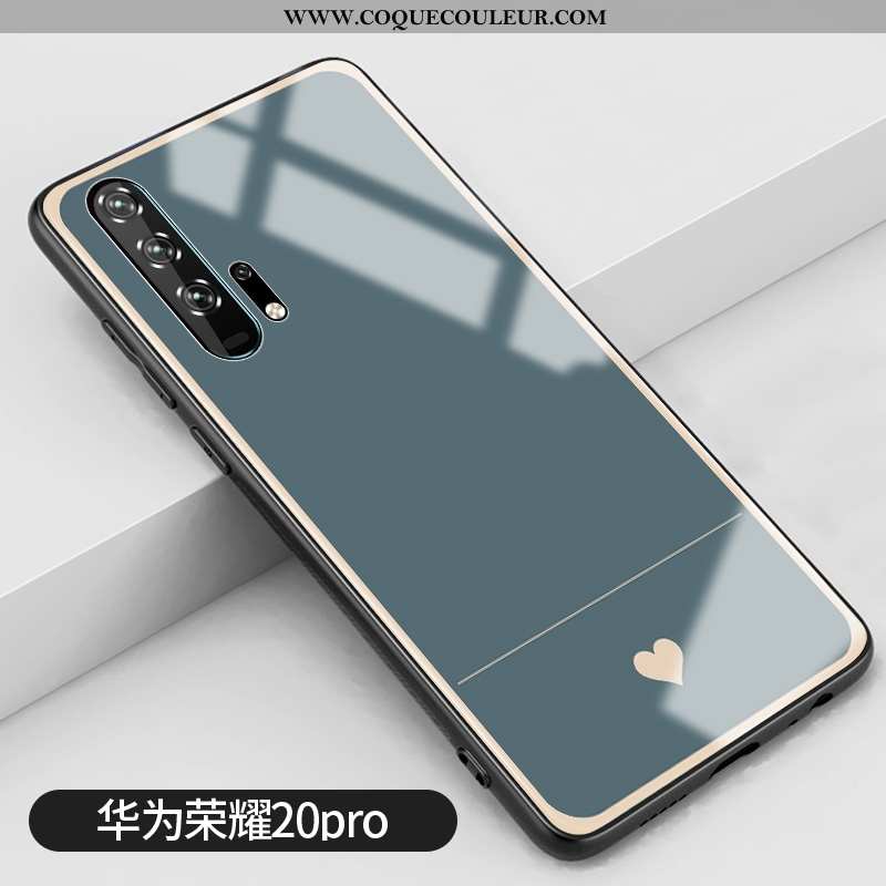 Étui Honor 20 Pro Protection Bleu Vert, Coque Honor 20 Pro Verre