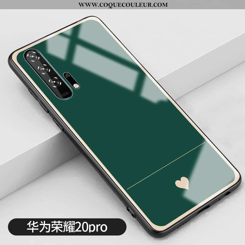 Étui Honor 20 Pro Protection Bleu Vert, Coque Honor 20 Pro Verre