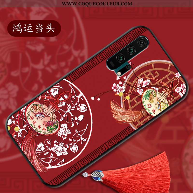 Étui Honor 20 Pro Vintage Créatif Coque, Coque Honor 20 Pro Ultra Gaufrage Rose