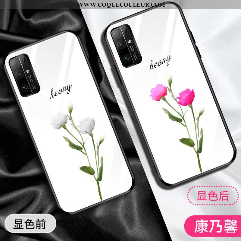 Coque Honor 30 Personnalité Fluide Doux Silicone, Housse Honor 30 Créatif Verre Blanche