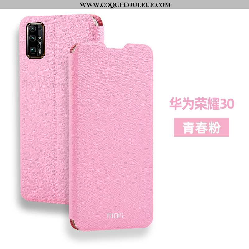 Étui Honor 30 Silicone Délavé En Daim Incassable, Coque Honor 30 Protection Rose