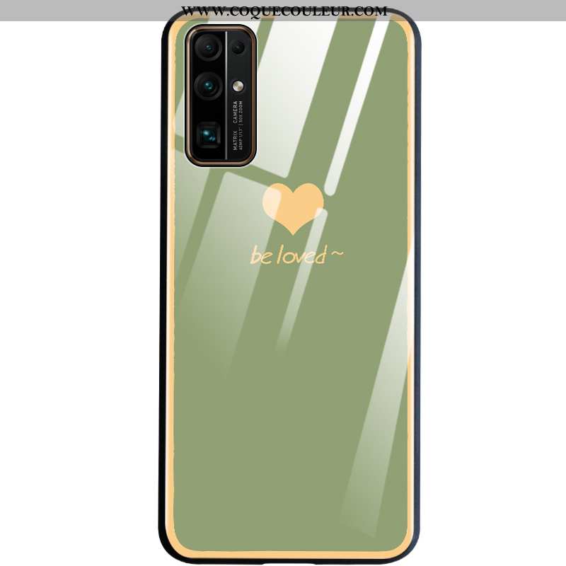 Housse Honor 30 Légère Incassable Coque, Étui Honor 30 Silicone Téléphone Portable Verte