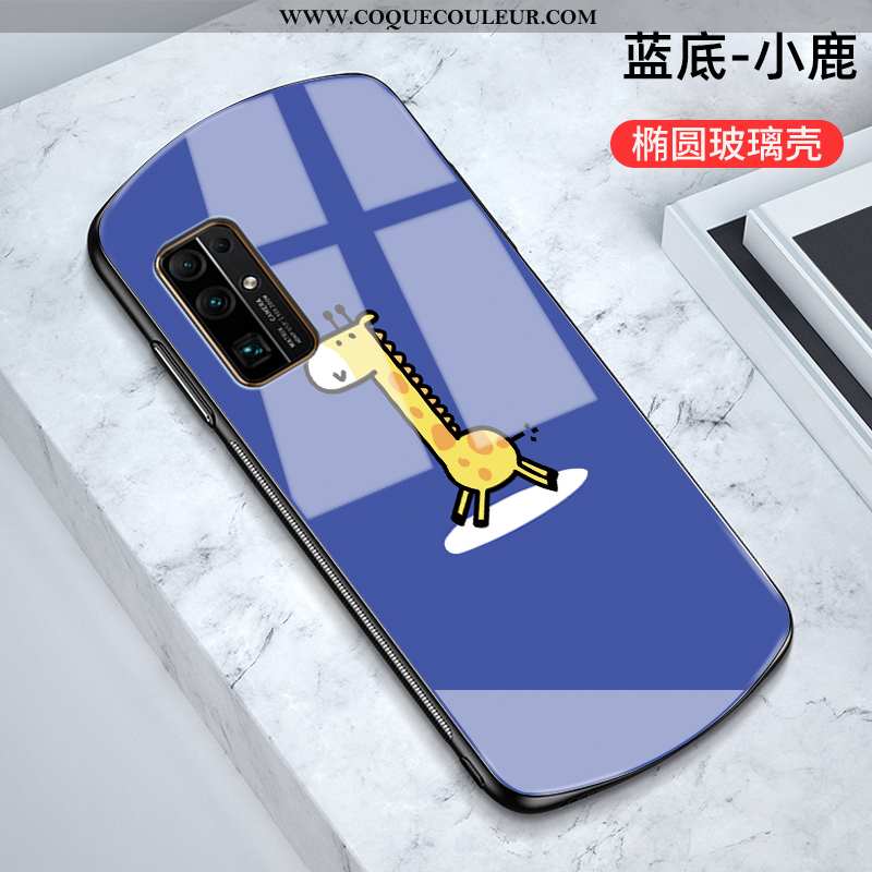 Coque Honor 30 Dessin Animé Net Rouge Incassable, Housse Honor 30 Charmant Blanche