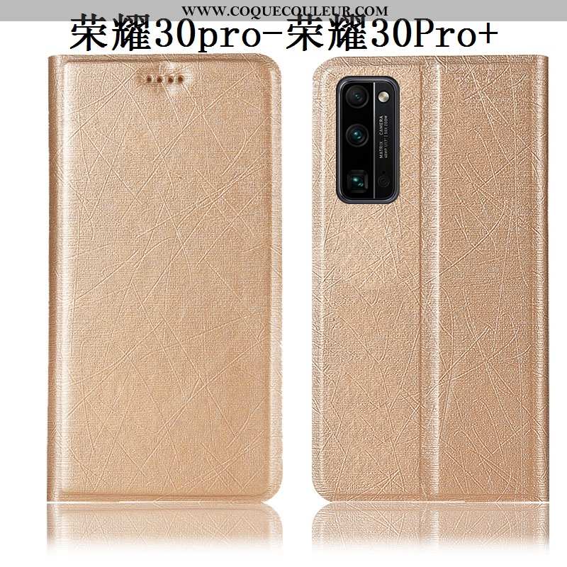 Étui Honor 30 Pro Cuir Coque, Coque Honor 30 Pro Protection Housse Rose