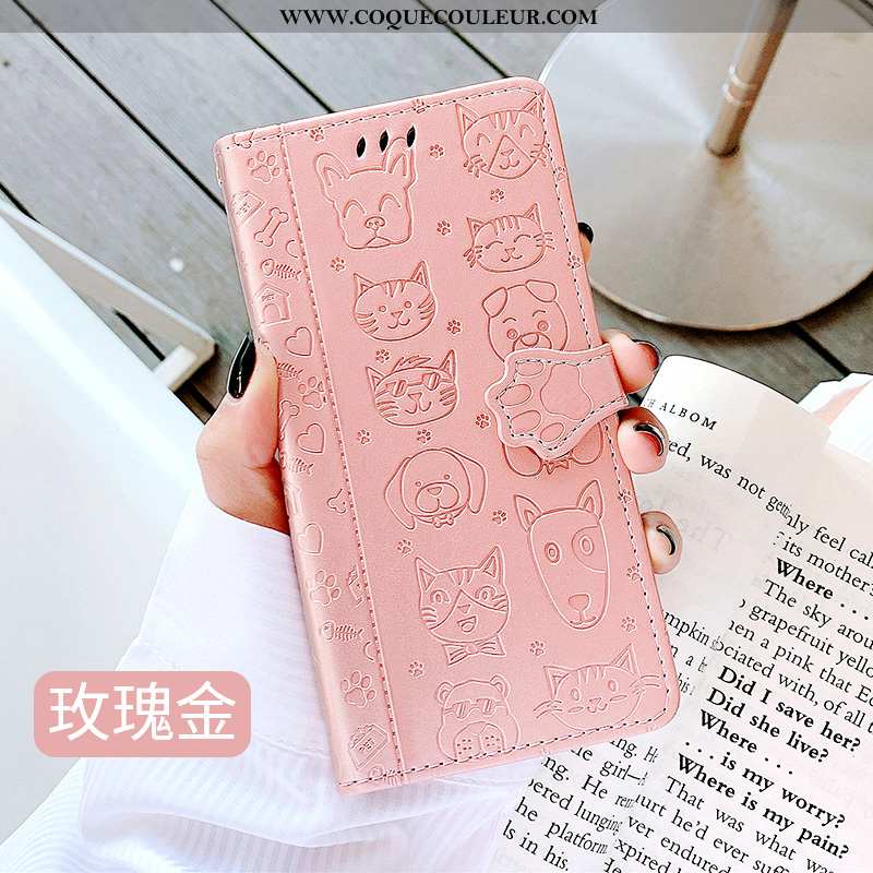 Housse Honor 30 Pro Cuir Coque Rose, Étui Honor 30 Pro Modèle Fleurie Protection Rose