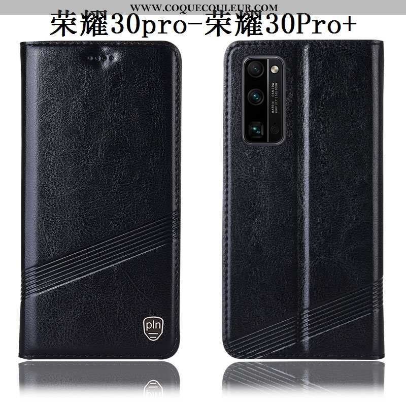 Étui Honor 30 Pro Protection Vin Rouge Étui, Coque Honor 30 Pro Cuir Véritable Incassable Bordeaux