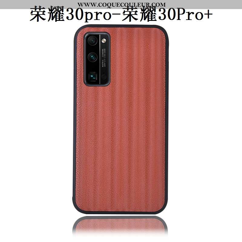 Étui Honor 30 Pro Modèle Fleurie Couvercle Arrière Dégradé, Coque Honor 30 Pro Protection Marron