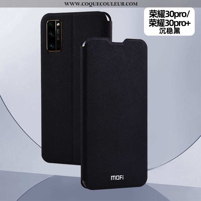 Étui Honor 30 Pro Protection Coque Étui, Honor 30 Pro Cuir Tout Compris Rose