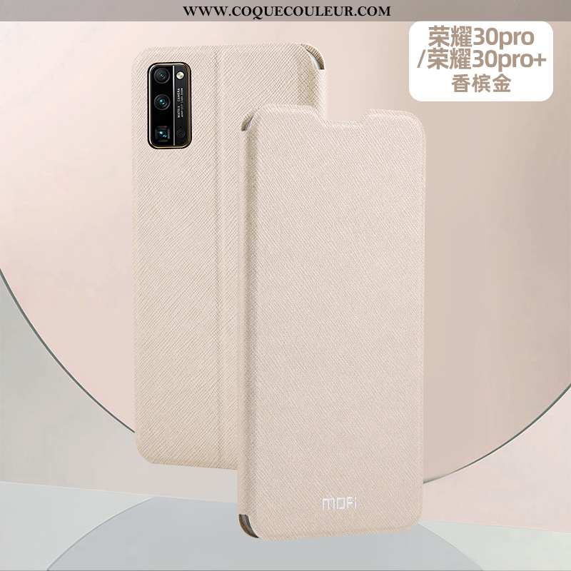 Étui Honor 30 Pro Protection Coque Étui, Honor 30 Pro Cuir Tout Compris Rose