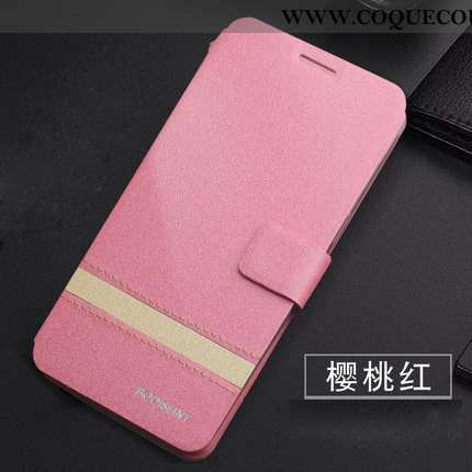 Étui Honor 30s Protection Une Agrafe Tout Compris, Coque Honor 30s Cuir Rose