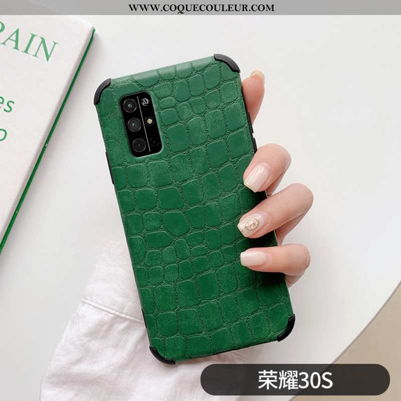 Coque Honor 30s Ultra Simple Incassable, Housse Honor 30s Légère Verte