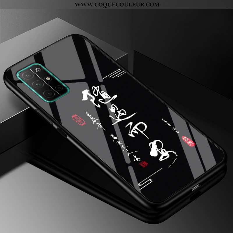 Coque Honor 30s Protection Personnalité Incassable, Housse Honor 30s Verre Étui Noir