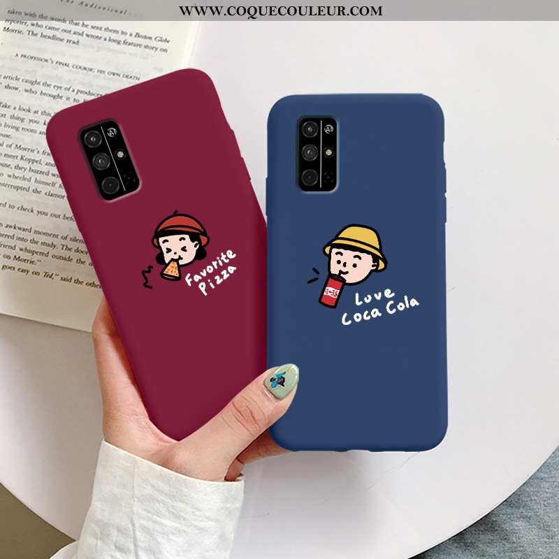 Coque Honor 30s Dessin Animé Personnalité Rouge, Housse Honor 30s Silicone Protection Rouge