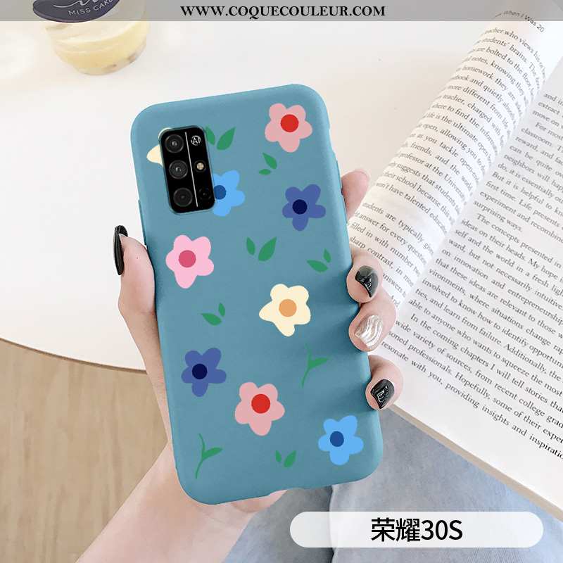 Coque Honor 30s Silicone Pétale Coque, Housse Honor 30s Protection Nouveau Rose