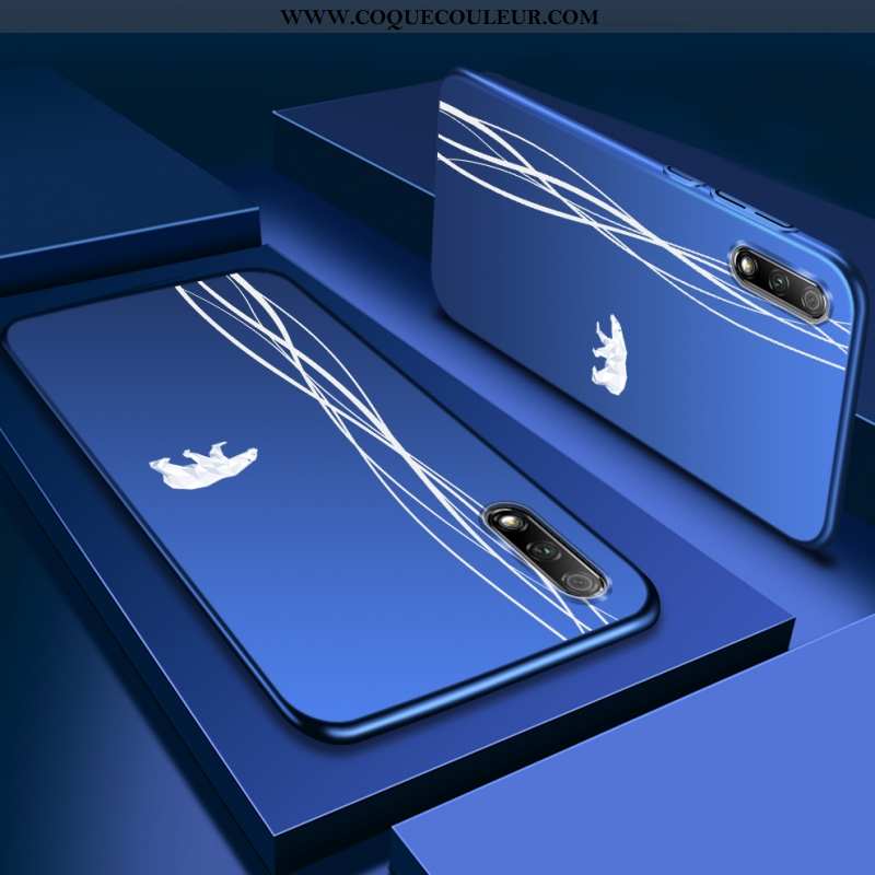 Housse Honor 9x Silicone Nouveau Ultra, Étui Honor 9x Délavé En Daim Noir