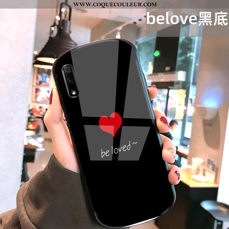 Coque Honor 9x Verre Tout Compris Net Rouge, Housse Honor 9x Protection Souriant Blanche