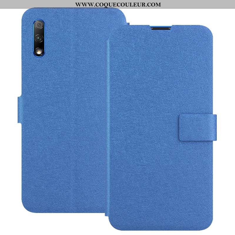 Coque Honor 9x Fluide Doux Cuir Étui, Housse Honor 9x Protection Incassable Doré