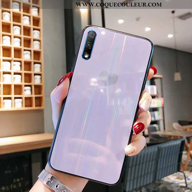 Étui Honor 9x Tendance Marque Violet, Coque Honor 9x Mode Violet