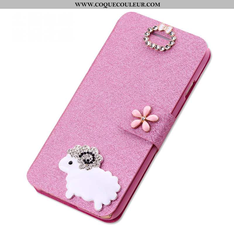 Coque Honor 9x Cuir Incassable, Housse Honor 9x Téléphone Portable Rose